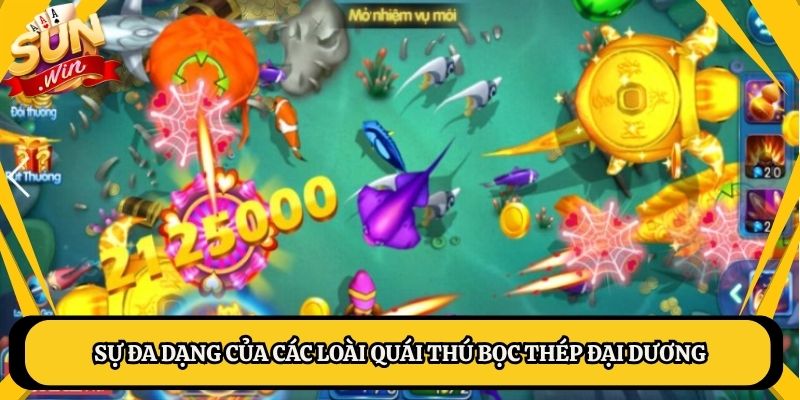 Sự đa dạng của các loài quái thú bọc thép đại dương