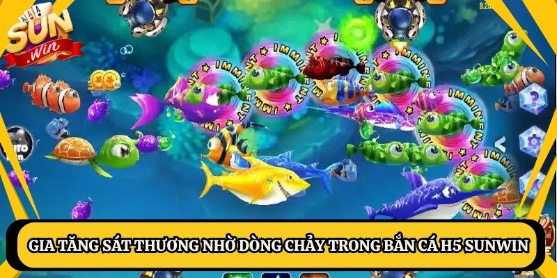 Gia tăng sát thương nhờ dòng chảy trong bắn cá H5 Sunwin