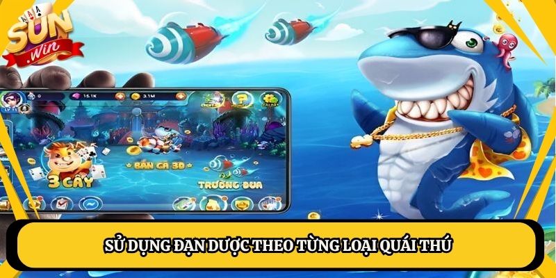 Sử dụng đạn dược theo từng loại quái thú