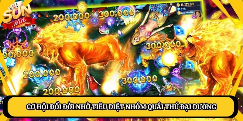 Cơ hội đổi đời nhờ tiêu diệt nhóm quái thú đại dương
