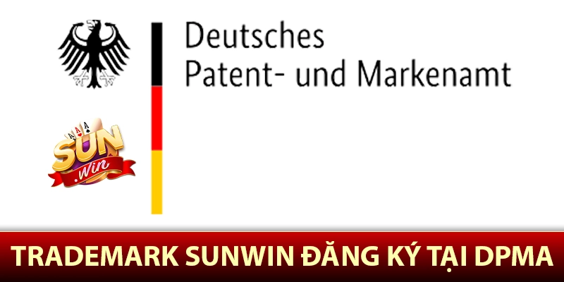 Trademark và Wordmark của Sunwin đăng ký tại DPMA